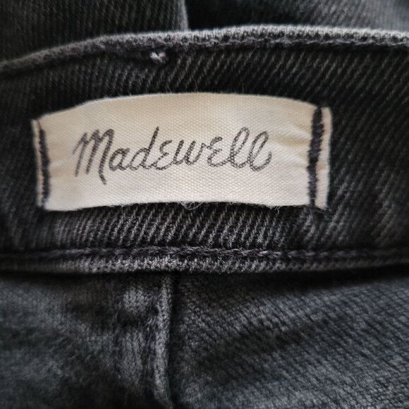 Madewell Cali Demi-Boot Jeans Bayland Wash: Raw-Hem Edition Womens Size 25 - Picture 3 of 7